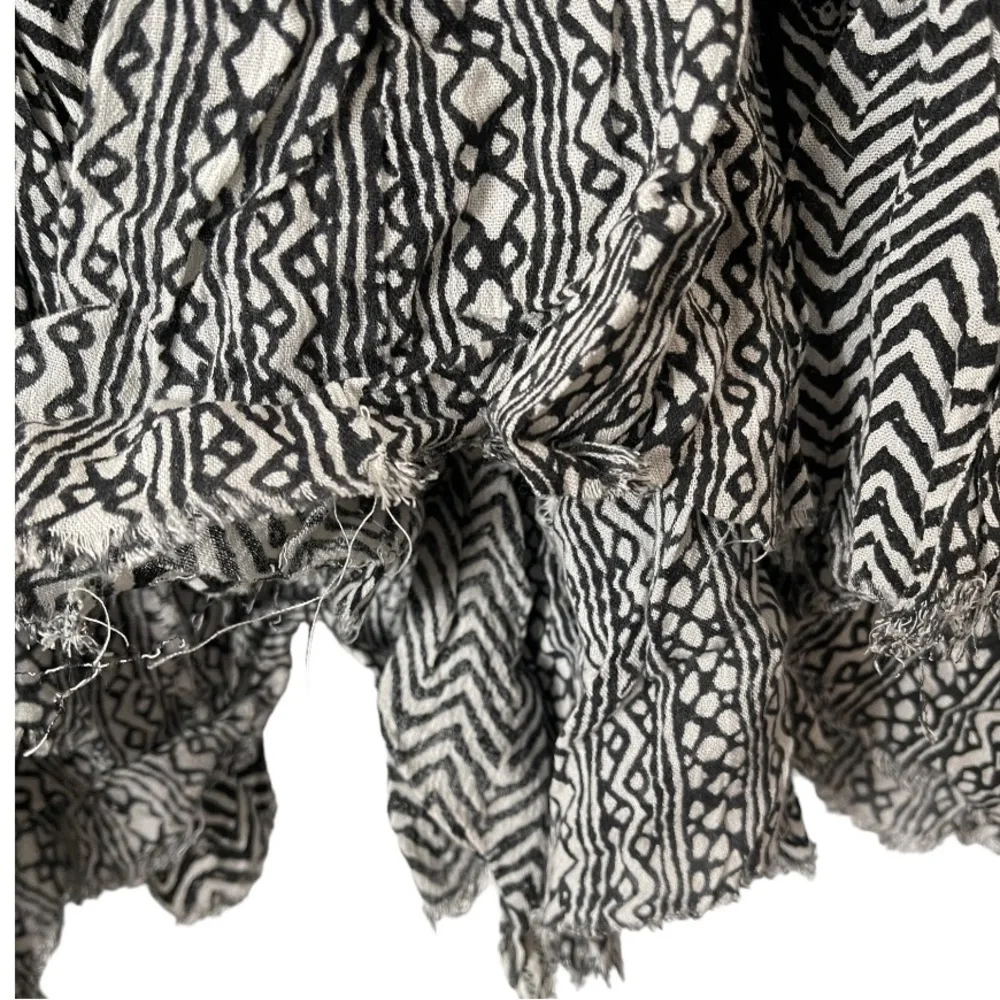 Free People FP ONE Mixed‎ Print Boho Tunic Mini Swing Dress XS